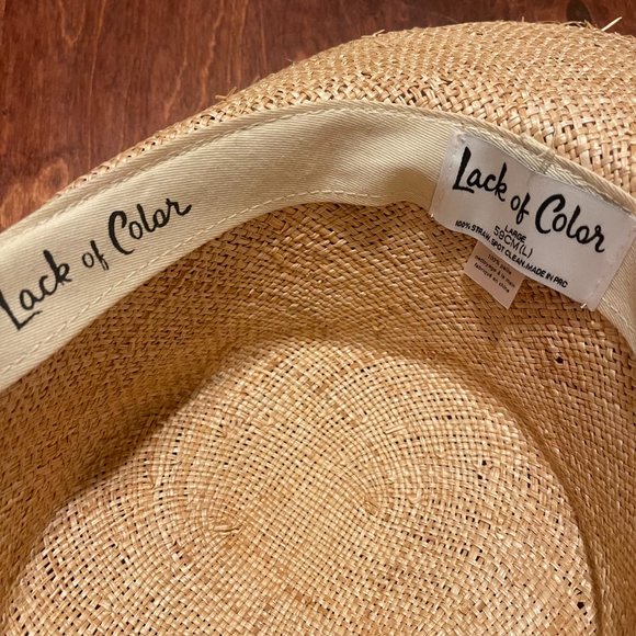 Lack of Color Aruba Fray Boater Hat - Size: L / Large / LG (59 CM) - Picture 7 of 8